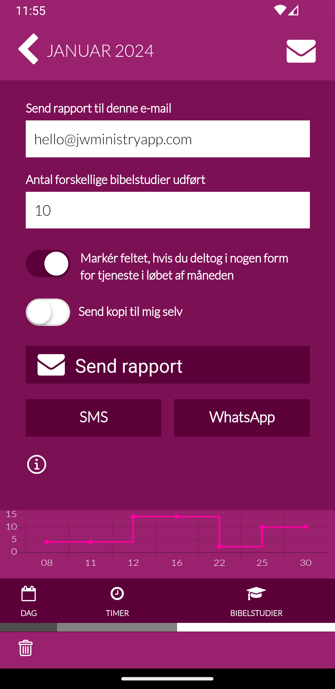 Felttjeneste Rapport App
