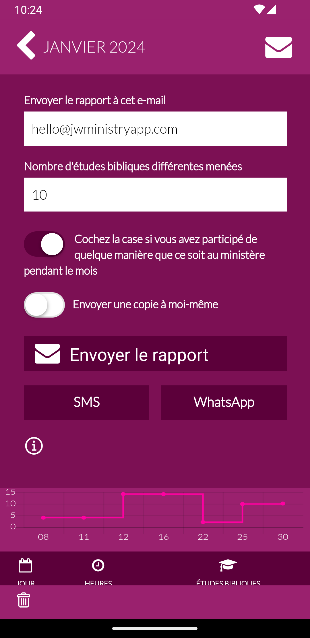 Application de rapport de service sur le terrain
