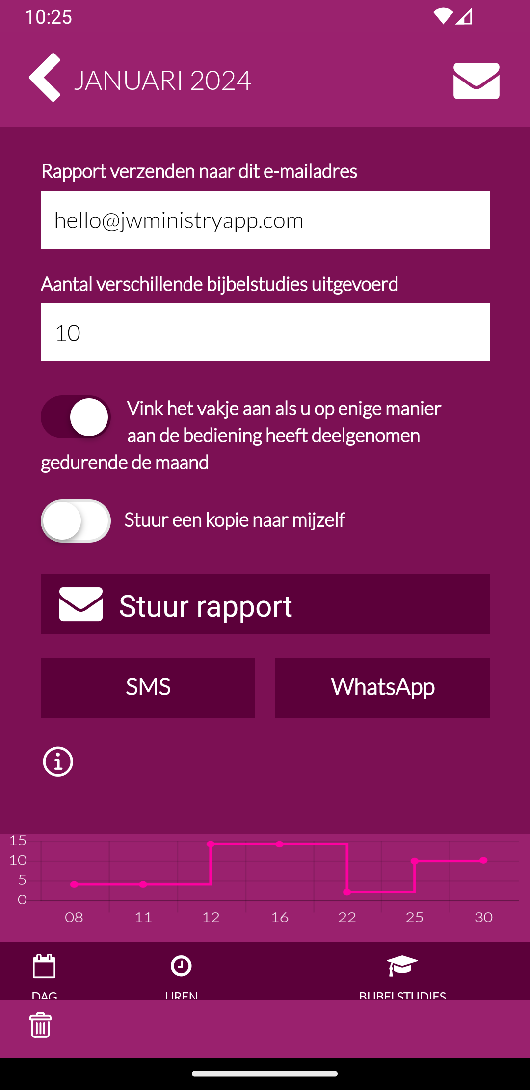 Veldrapport-app
